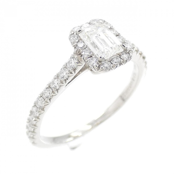 ティファニー(TIFFANY＆CO)ソレスト エメラルドカット リング 0.33CT G