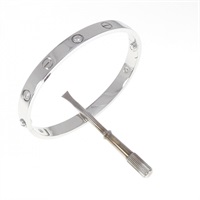 カルティエ(CARTIER)ラブブレスレット ハーフダイヤ 6P｜2700039491890