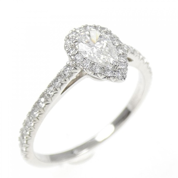 美品　2025　ティファニー　ソレスト ペアシェイプ リング　ダイヤ　定価70万 ティファニー ソレスト ペアシェイプ ダイヤモンド