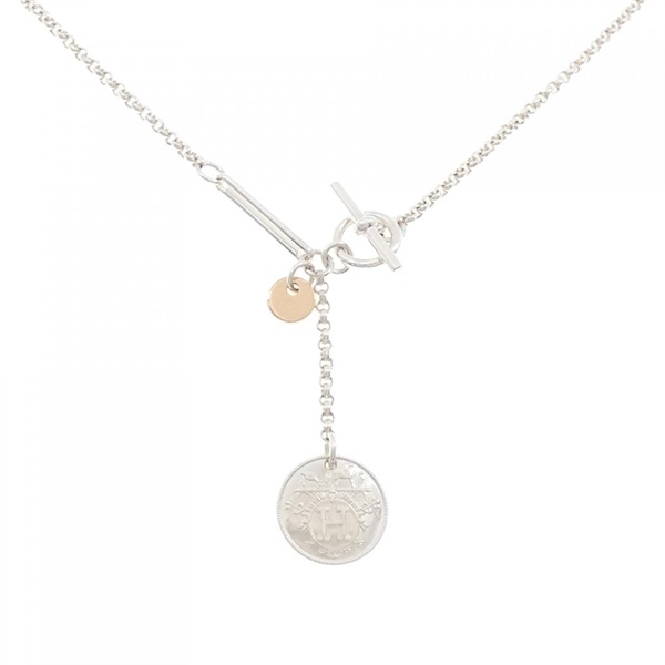 HERMES エルメス エクスリブリス ネックレストップ シルバー HERMES エルメス ネックレス エクスリブリス Ex-Libris MM