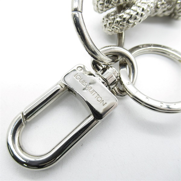 ルイヴィトン ポルトクレ ノットロープ キーリング M66837 シルバー