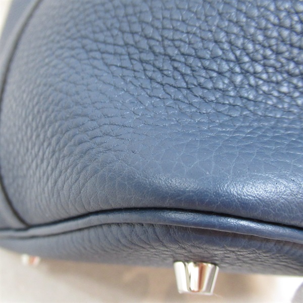 エルメス(HERMES)エルメス ピコタンロックMM ブルーニュイ トート