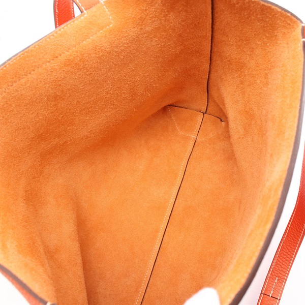 エルメス(HERMES)エルメス カバセリエ31 オレンジポピー トートバッグ