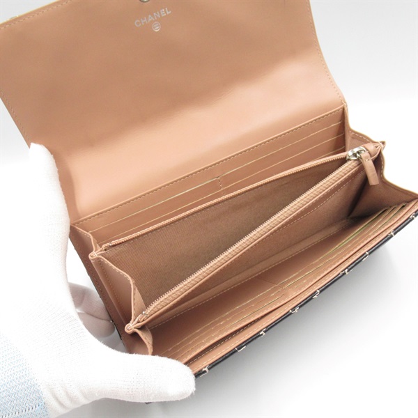 シャネル(CHANEL)シャネル ウルトラステッチ ZIP長財布 二つ折り長財布