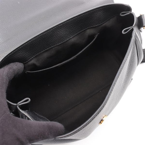 VERSACE】ヴェルサーチ Vロゴ チャック ハンドバッグ VERSACE】ヴェルサーチ Vロゴ チャック ハンドバッグ