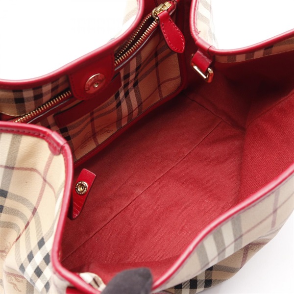 バーバリー(BURBERRY)バーバリー ヘイマーケットチェック トートバッグ