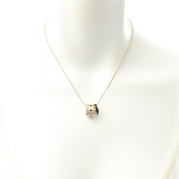 コーチシグネチャー エナメル ロンデル ネックレス