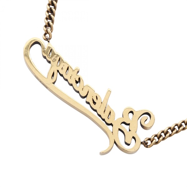 バレンシアガ(BALENCIAGA)バレンシアガ ロゴプレート ネックレス