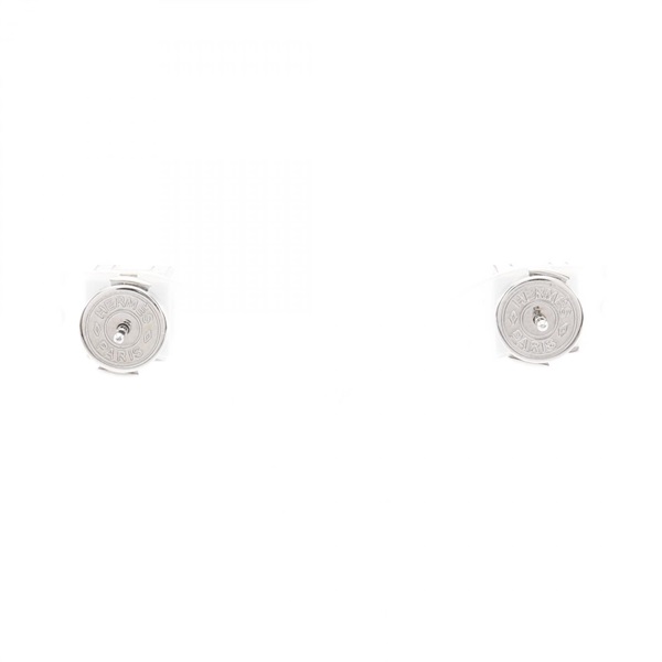 極美品✨　エルメス　ピアス　カージュドアッシュ　ホワイト　056 極美品✨ エルメス ピアス カージュドアッシュ ホワイト 056