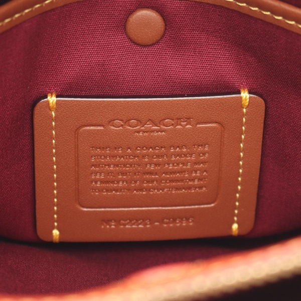 COACH コーチ/ダブルジップショルダーバッグ/C0696/C22**/コーチ/ABランク/09【中古】 コーチ(COACH)コーチ シグネチャー ダブルジップ ワンショルダーバッグ