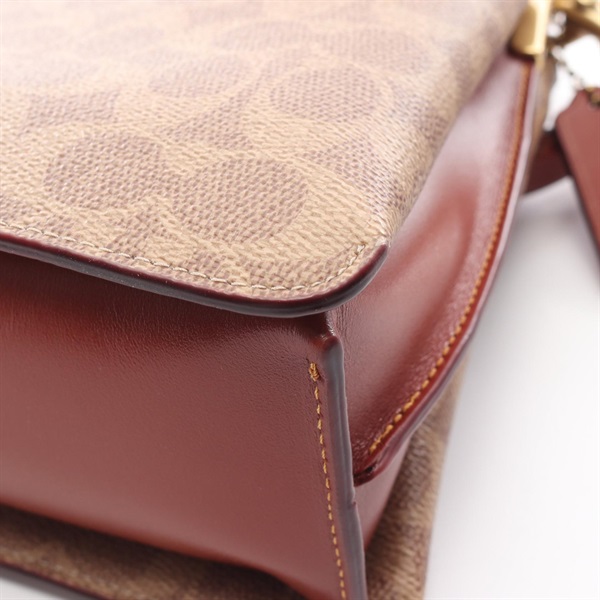 COACH コーチ/ダブルジップショルダーバッグ/C0696/C22**/コーチ/ABランク/09【中古】 コーチ(COACH)コーチ シグネチャー ダブルジップ ワンショルダーバッグ