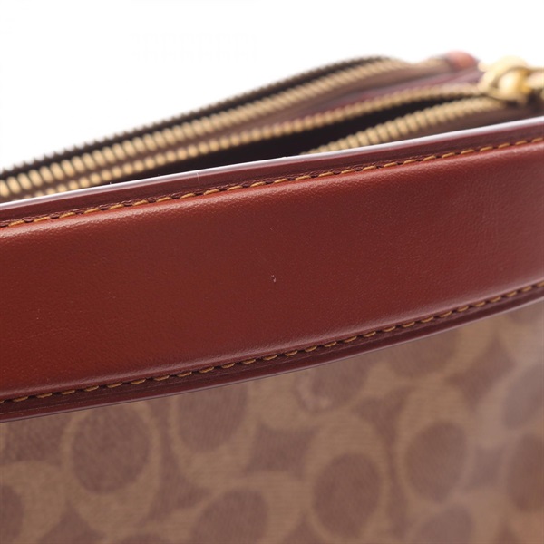 コーチ(COACH)コーチ シグネチャー ダブルジップ ワンショルダーバッグ