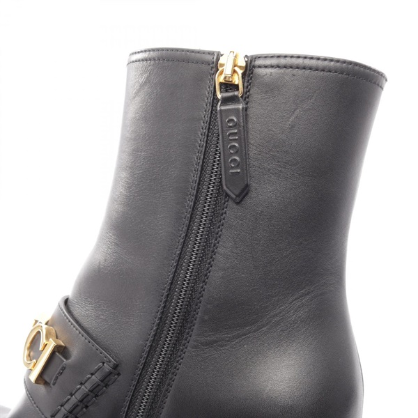 グッチ(GUCCI)グッチ ロゴ ショート ブーツ 靴 レディース