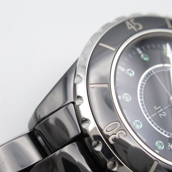 シャネル(CHANEL)シャネル J12 12Pエメラルド 10周年記念 腕時計 時計