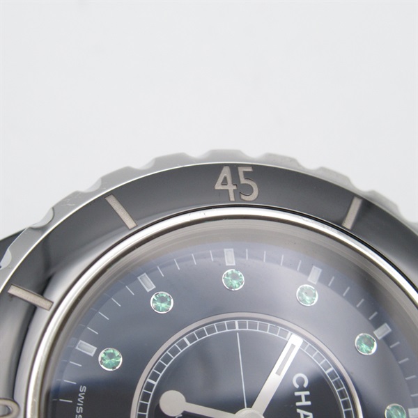 シャネル(CHANEL)シャネル J12 12Pエメラルド 10周年記念 腕時計 時計