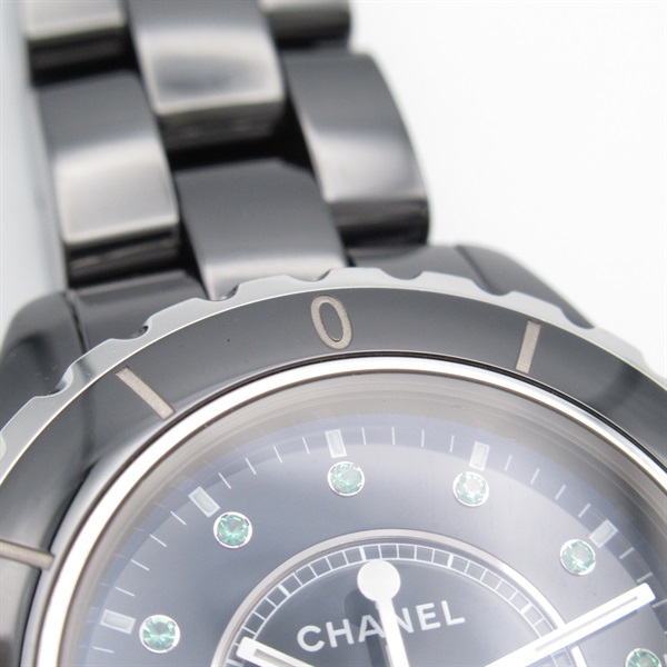 シャネル(CHANEL)シャネル J12 12Pエメラルド 10周年記念 腕時計 時計