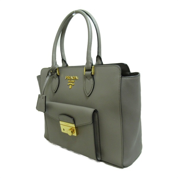 プラダ(PRADA)プラダ SAFFIANO+SOFT CALF ハンドバッグ バッグ