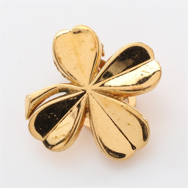 CHANEL シャネル クローバーイヤリング ゴールドカラー×ブラウン系 札幌 西岡店 CHANEL シャネル クローバーイヤリング ゴールドカラー×ブラウン系