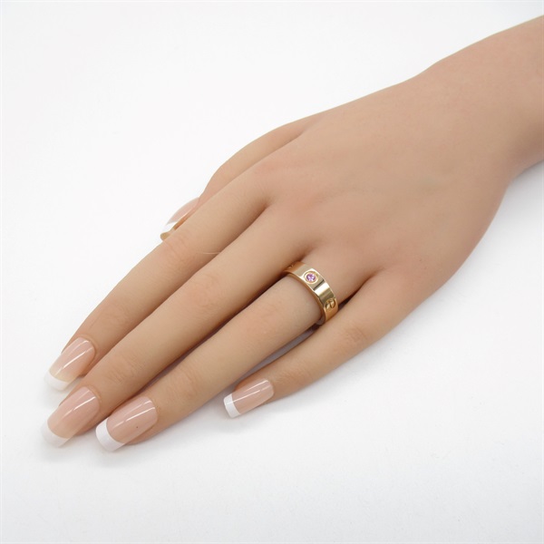 カルティエcハートリング　ピンクサファイア52 カルティエcハートリング ピンクサファイア52 カルティエcハートリング