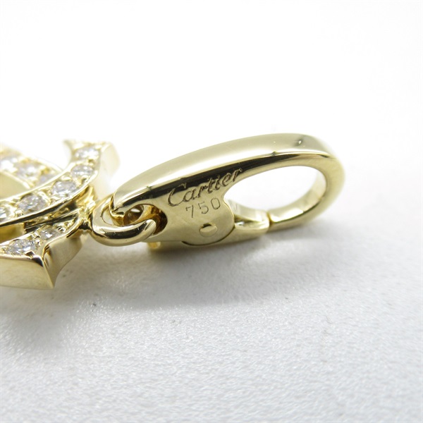 カルティエ(CARTIER)カルティエ 2C ダイヤ チャーム ペンダントトップ