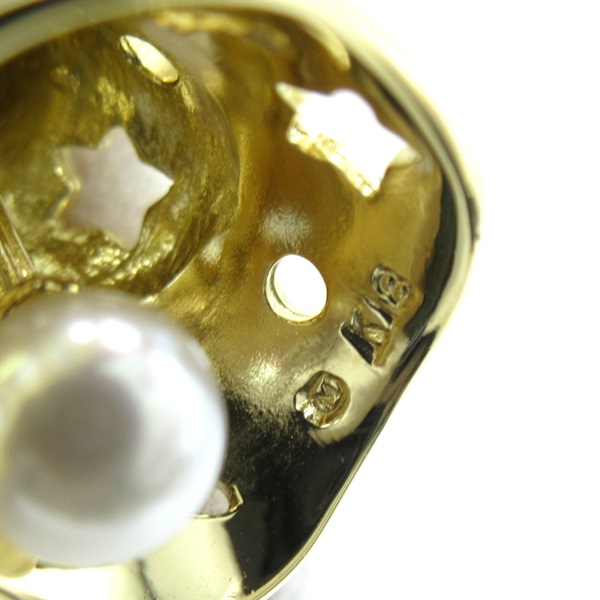 ミキモト mikimoto ペンダントトップ 金属素材×パール シルバー×アイボリー ト音記号 美品 アクセサリー（他） ミキモト mikimoto アクセサリー（他） ペンダントトップ 金属素材