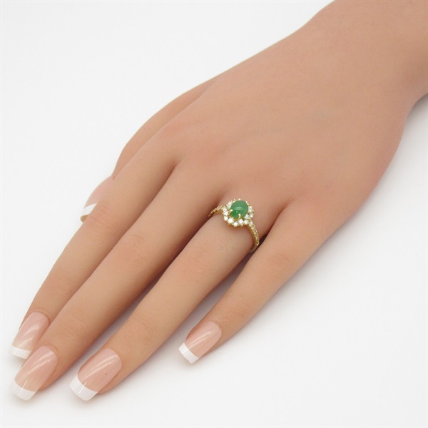 ジュエリー(JEWELRY)ジュエリー ヒスイ ダイヤ リング リング・指輪  