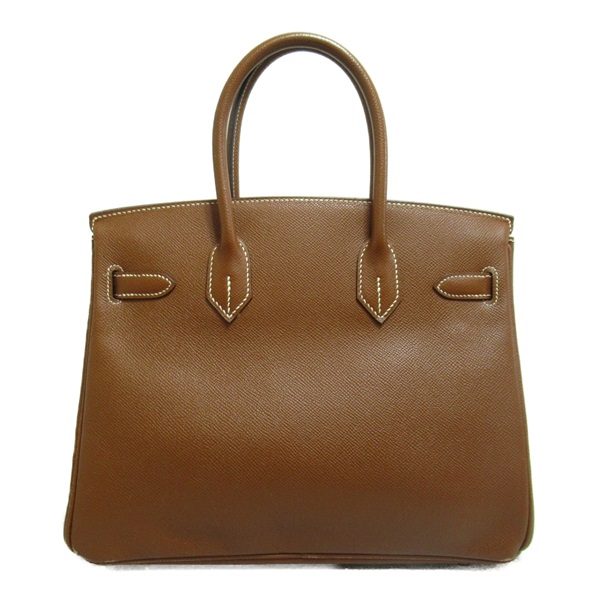 美品 ブラウンレザー ハンドバッグ バーキン30 エルメス(HERMES)エルメス バーキン30 ハンドバッグ ハンドバッグ