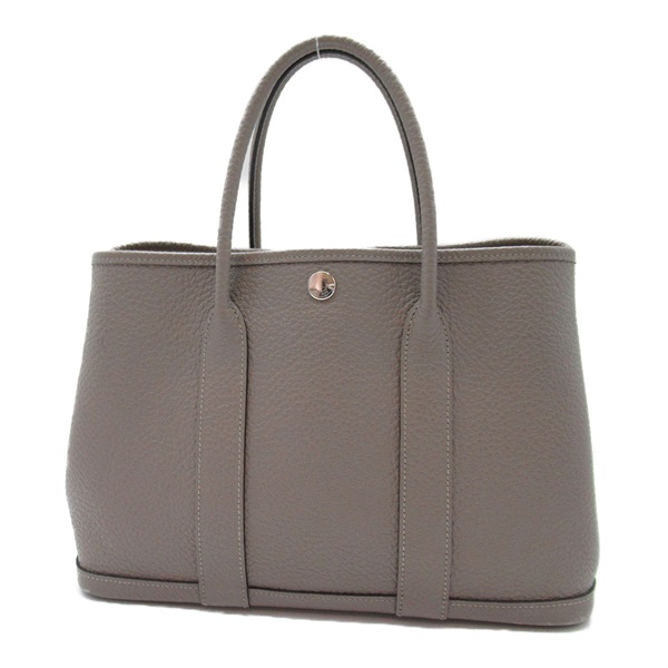 HERMES ガーデンパーティー　TPM グリスアスファルト ハンドバッグ エルメス(HERMES)エルメス ガーデンパーティTPM グリアスファルト