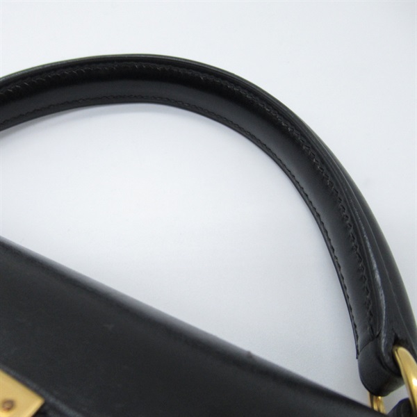 エルメス(HERMES)エルメス ケリー32 ブラック 外縫い ハンドバッグ 