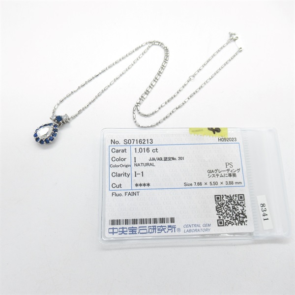 ジュエリー(JEWELRY)ジュエリー ダイヤモンド サファイア ネックレス