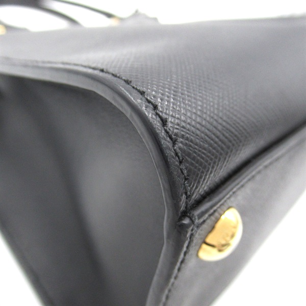 g59【極美品】保存袋付 プラダ 三角ロゴ ブラック ビジネス2way
