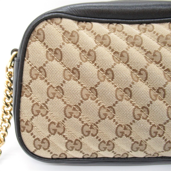 867✨GUCCI✨グッチ トートバッグ GGキャンバス×レザー A4収納 黒