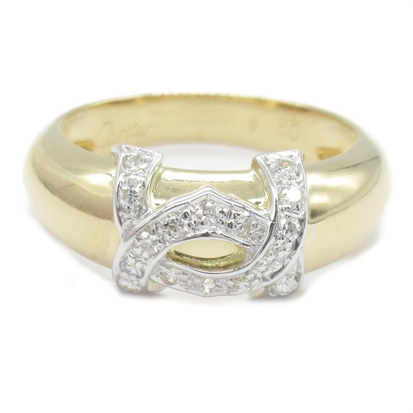 カルティエ(CARTIER)カルティエ 2C ロゴ ダイヤ リング リング・指輪