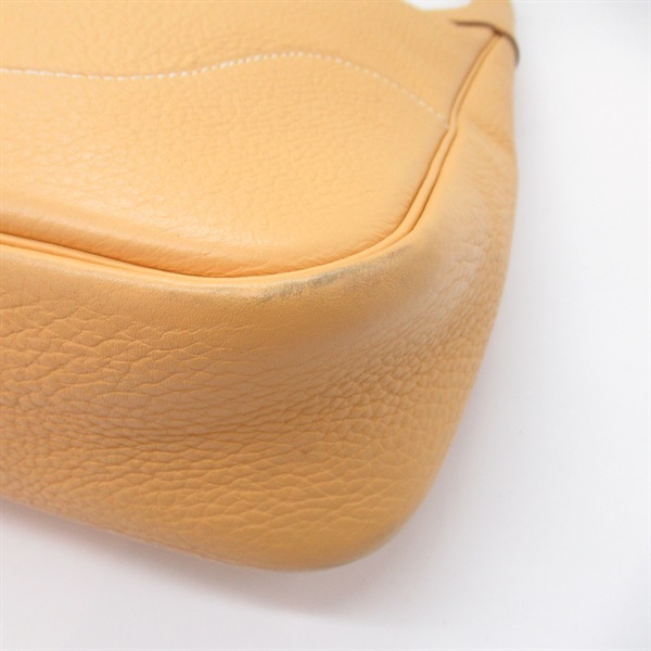 美品HERMESトリム３１イエロー加工なし HERMES エルメス トリム 31 ショルダーバッグ ブラック ゴールド