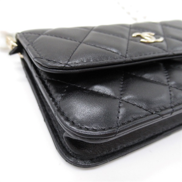 シャネル CHANEマトラッセ パール チェーンショルダーバッグ レザーブラック 楽天市場】【ご褒美に☆】シャネル マトラッセ パール チェーン