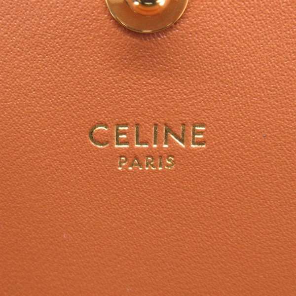 CÉLINE オレンジ ショルダーバッグ ほぼ未使用 CELINE セリーヌ クラシック ボックス スモール