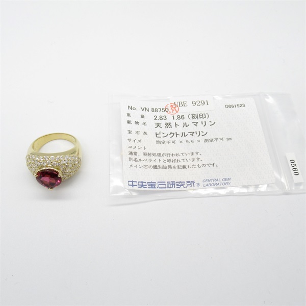 ジュエリー(JEWELRY)ジュエリー ルベライト ダイヤモンド リング 