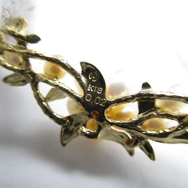 タグ付き未使用品✨定価5万超　ハナエモリ　レース　シルク　トップス　ラメ タサキ(TASAKI)タサキ アブストラクトスター パール ネックレス