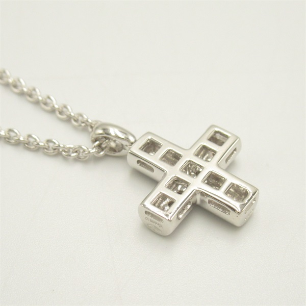 ブルガリ(BVLGARI)ブルガリ グリーククロス ダイヤ ネックレス  