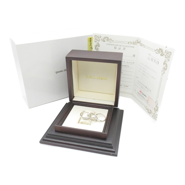 タサキ(TASAKI)タサキ パール/ダイヤ トリニティセットリング リング