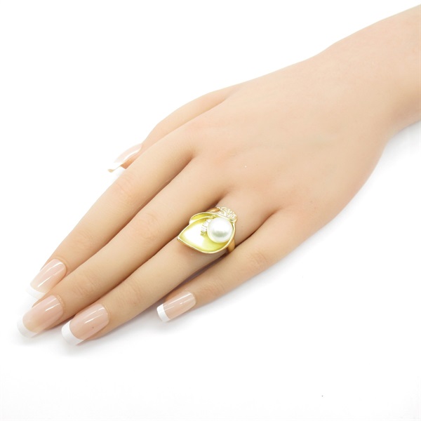 ジュエリー(JEWELRY)ジュエリー アコヤパール ダイヤモンド リング  