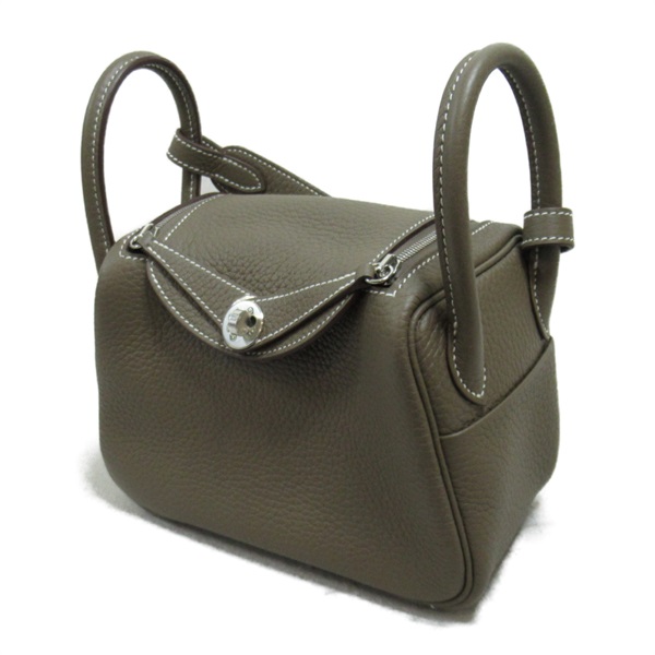 エルメス(HERMES)エルメス リンディミニ エトゥープ ショルダーバッグ  