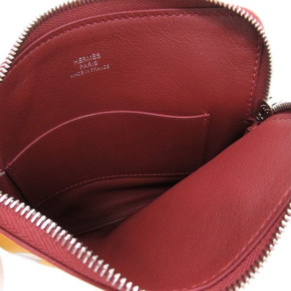 Hermès エルメス ケース 小銭入れ レッド 修理済み 正規店対応品 エルメス(HERMES)エルメス カレポケット ジョーヌアンブル コイン
