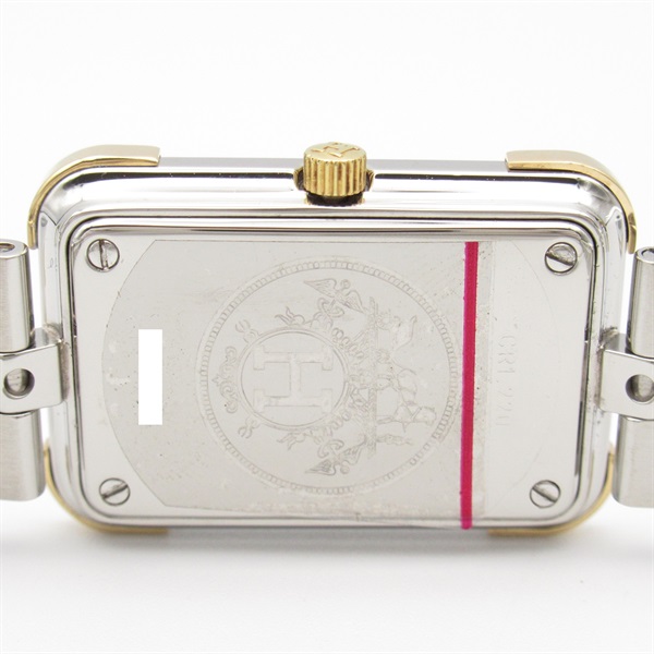 エルメス時計極極極美品クロアジュールCR1.220新品仕上げ正常稼働品レディース 中古)HERMES エルメス クロアジュール CR1.220（商品ID