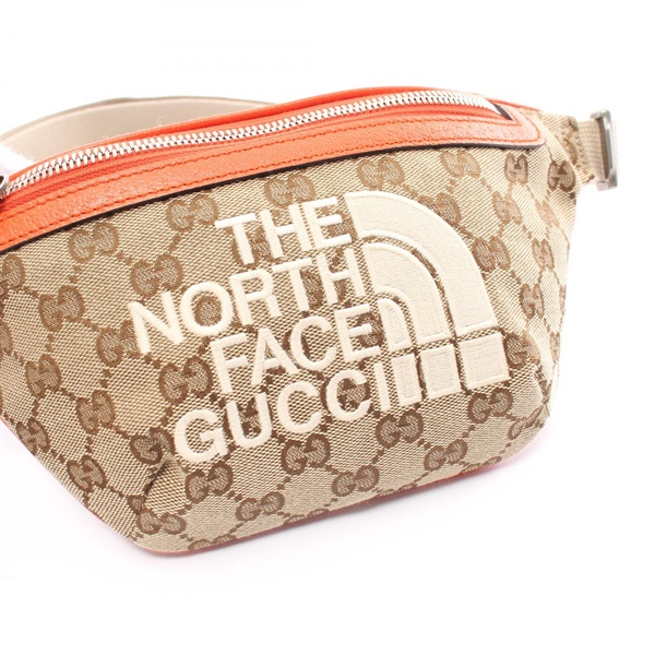 グッチ(GUCCI)グッチ GUCCI × THE NORTH FACE GGキャンバス ウエスト