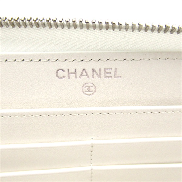 シャネル(CHANEL)シャネル マトラッセラウンド長財布 ラウンド長財布