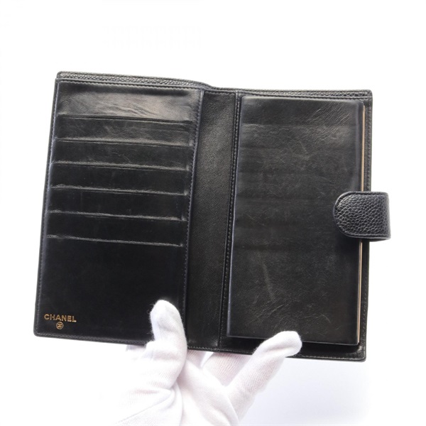 シャネル(CHANEL)シャネル ココマーク 二つ折り長財布 財布 レディース  