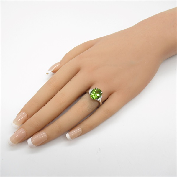 ジュエリー(JEWELRY)ジュエリー ペリドット ダイヤモンド リング