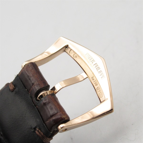 【新品】パテックフィリップ　純正　カラトバ専用　革ベルト ダークブラウン 5524R-001 ブラウン PATEK PHILIPPE（パテックフィリップ）カラトラバ