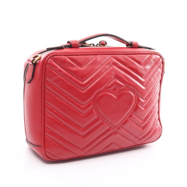 グッチ(GUCCI)グッチ GGマーモント トップハンドルバッグ ハンドバッグ 